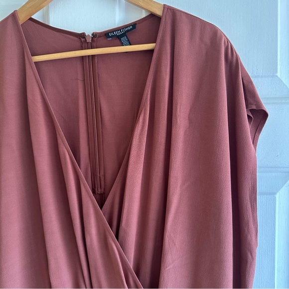 Eileen Fisher Women’s 1X Wide Leg Crepe Jumpsuit‎ Tencel Viscose Crepe Ruset - Picture 8 of 11